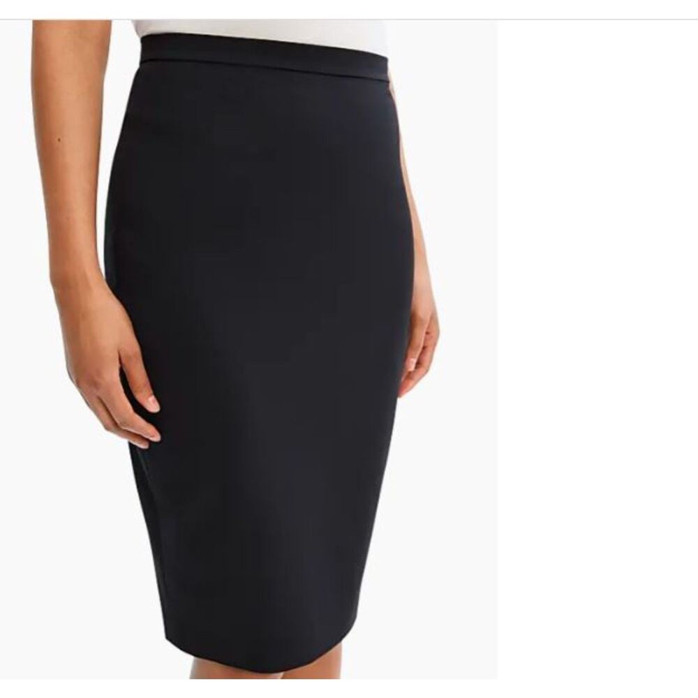 Theory Women's Jonie 2 Pencil Skirt Black Sevona Sz 16